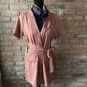 HYFVE Dusty Rose Blazer Dress